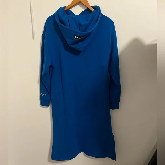 Smash + Tess Blue Hoodie Dress - Picture 3 of 6